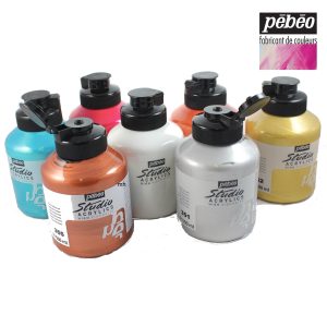 500ml pebeo artists studio acrylic paint