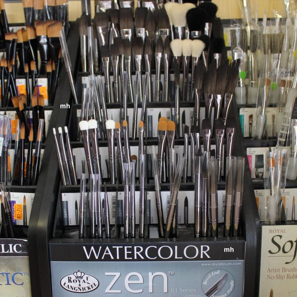 Royal & Langnickel artists painting brushes Zen, stanard handle