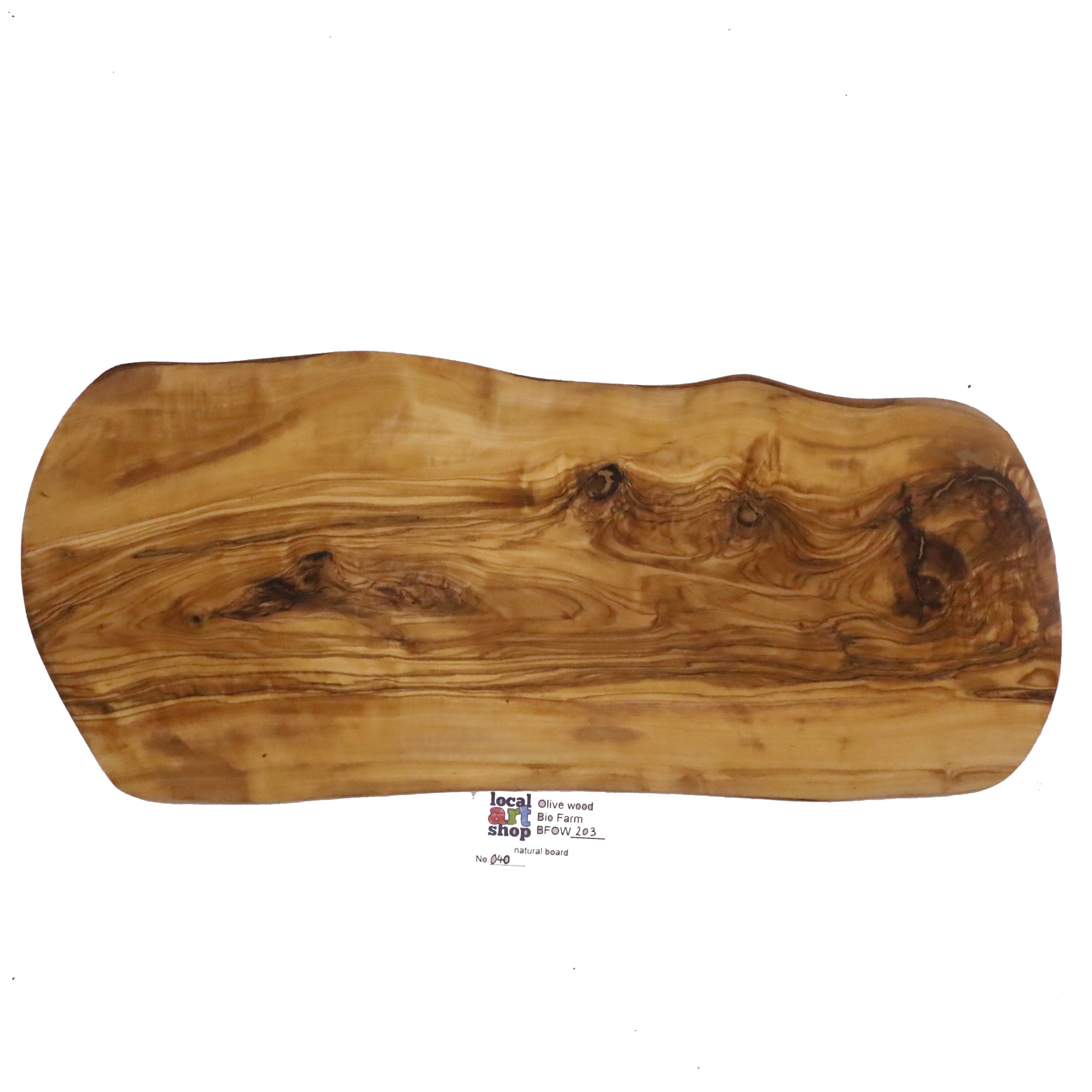 Olive wood natural chopping service board standard 44 cm to 48 cm long