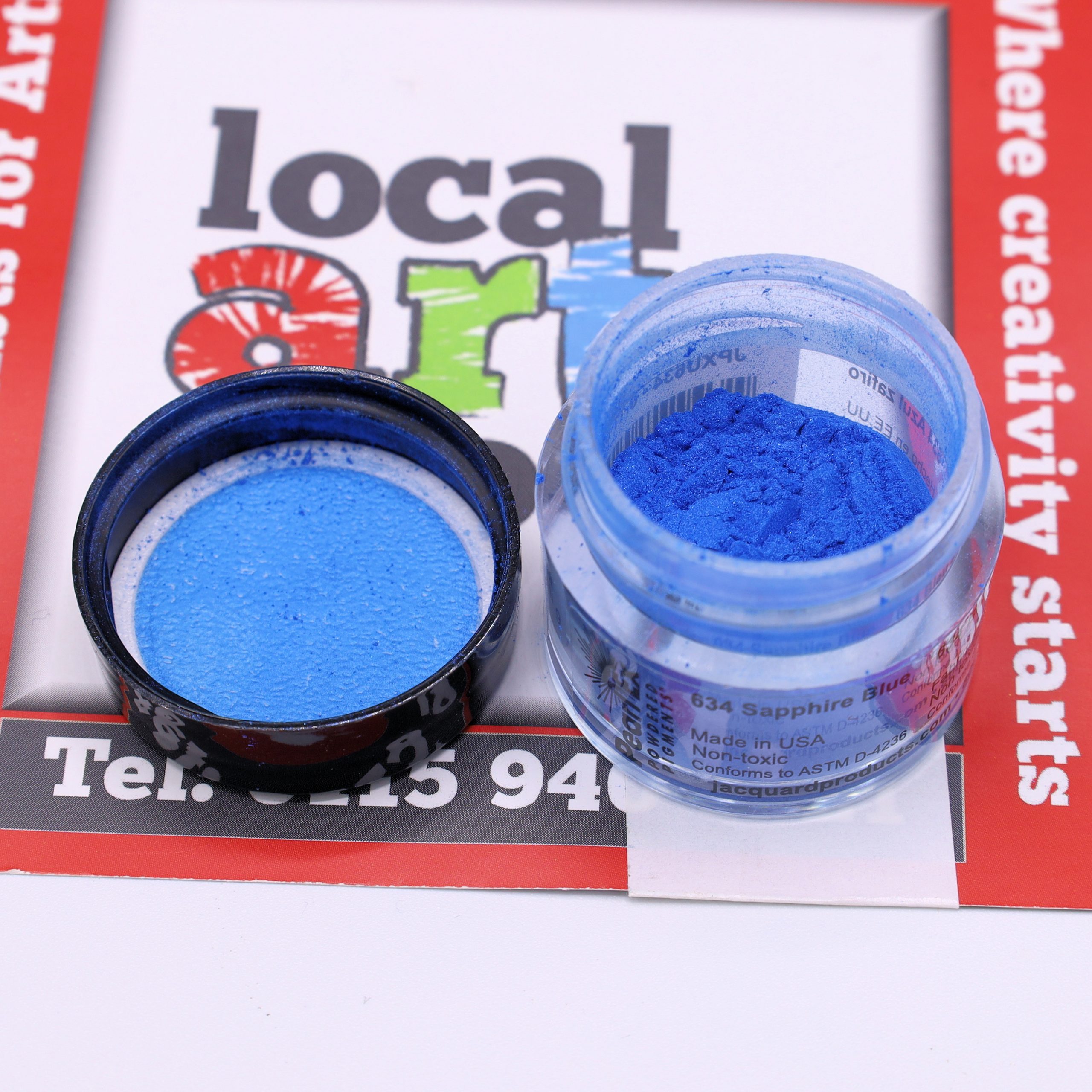 Jacquard Pearl Ex Powdered pigment 3 grams 634 sapphire blue