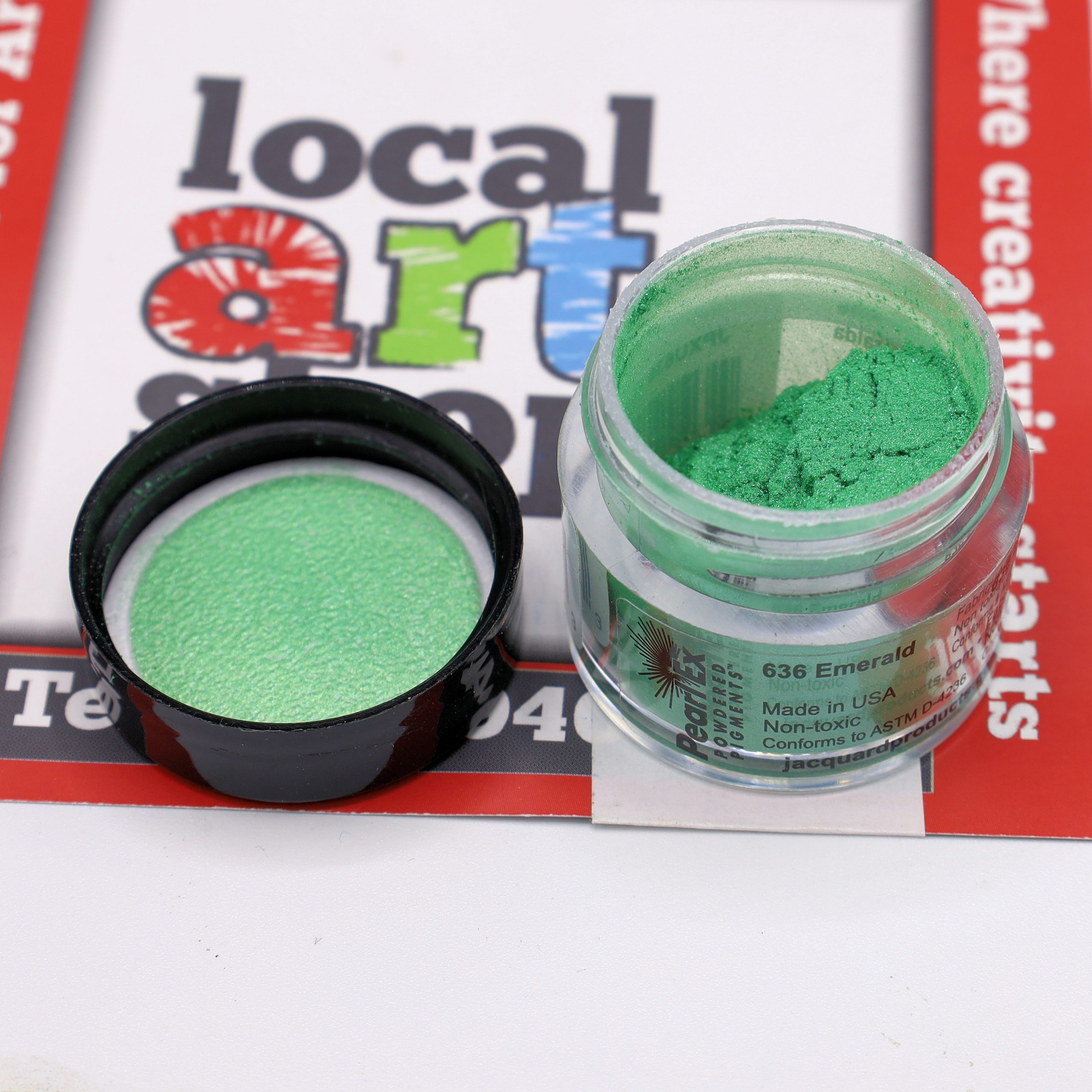Jacquard Pearl Ex Powdered pigment 3 grams 636 emerald
