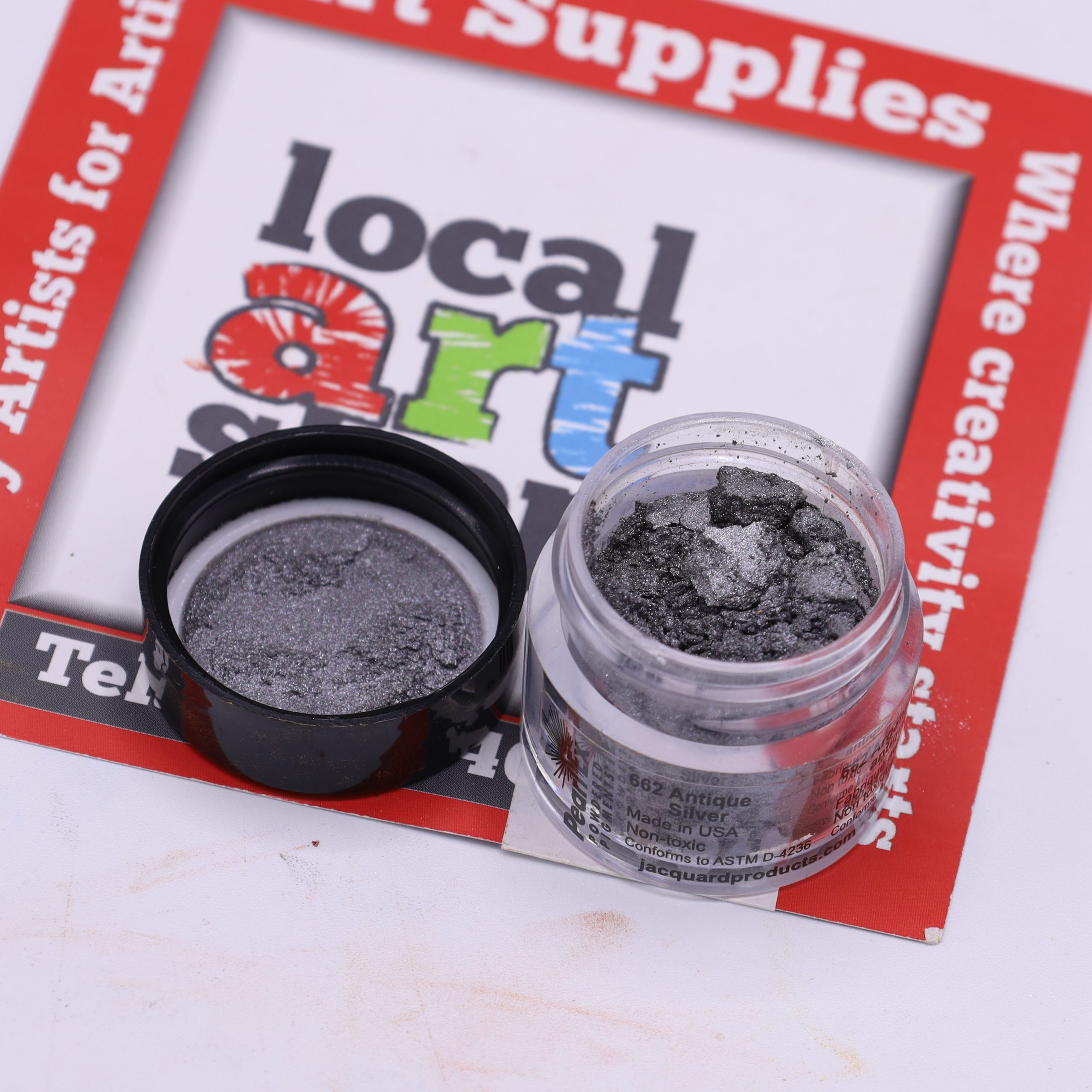 Jacquard Pearl Ex Powdered pigment 3 grams 662 ant. silver