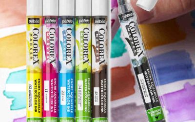 Pébéo Colorex Watercolour Brush Marker – Vibrant Dye-Based Pen