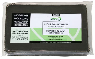 Pebeo Gedeo Concrete Grey Air-Drying Modelling Non-Firing Clay 1.5 kg