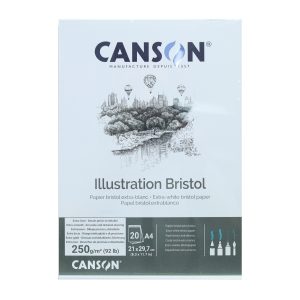 Canson Bristol graphic pad paper 250 gsm A4
