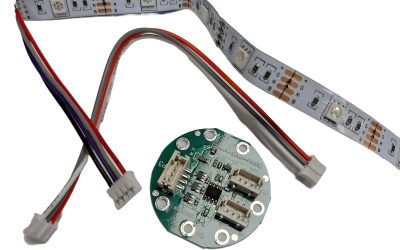 5V/12V RGB Round Touch Table Light Module – Color-Changing LED Sensor for River Tables & DIY Projects