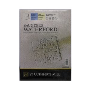 Saunders Waterford Cold Press Watercolour Pad – 9x12", 300gsm, 12 Sheets, UK Made