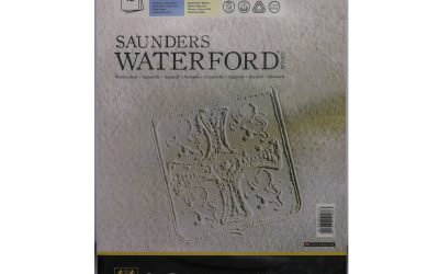 Saunders Waterford Cold Press Watercolour Pad – 9×12″, 300gsm, 12 Sheets, UK Made