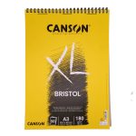 Canson XL Bristol Pad A4 Spiral Bound – 50 Sheets