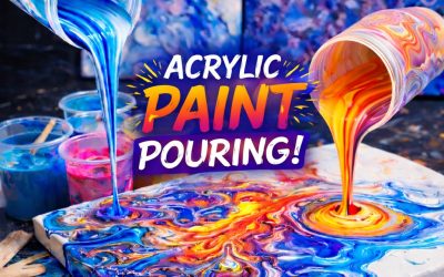 Art Experience Events in Gedling, Nottingham – Paint Pouring Classes (18yrs+)